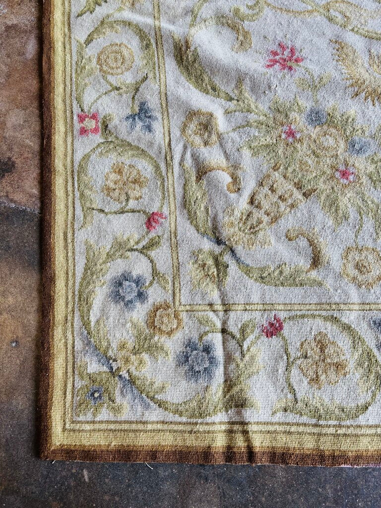 Wool Chinese Needlepoint Rug 5 X 8