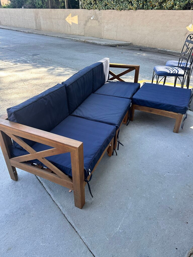 4 PC Outdoor Sofa & Chaise