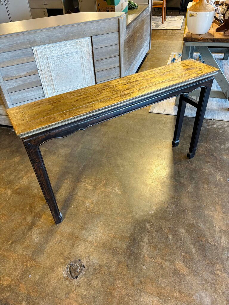 Wood Sofa/Console Table 55 x 11.5 X 33.5