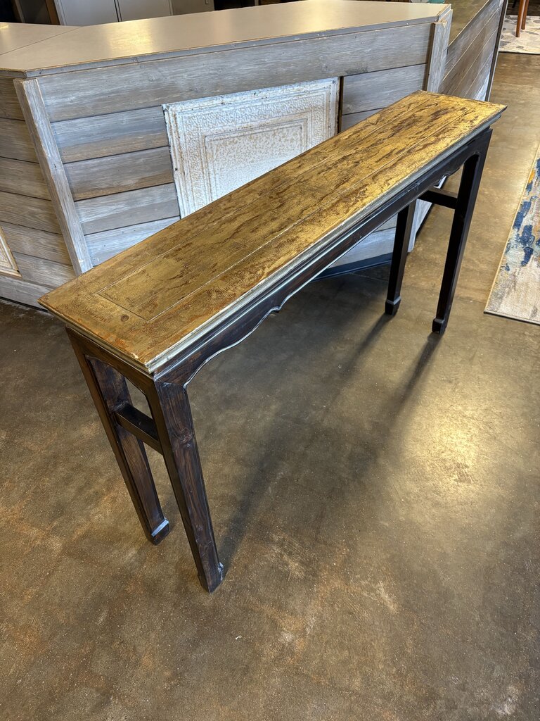 Wood Sofa/Console Table 55 x 11.5 X 33.5