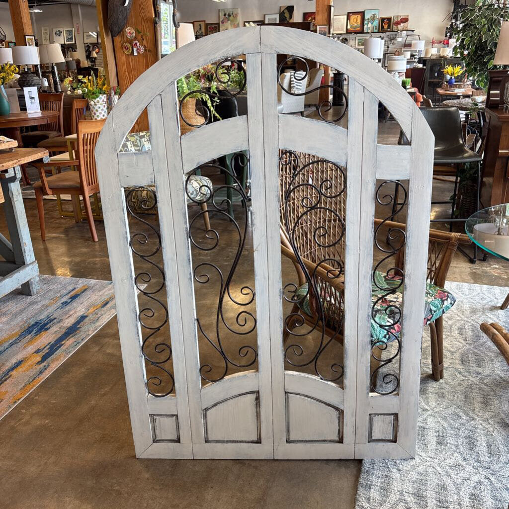 Wood/Metal Arch Wall Deco 40 X 57.25