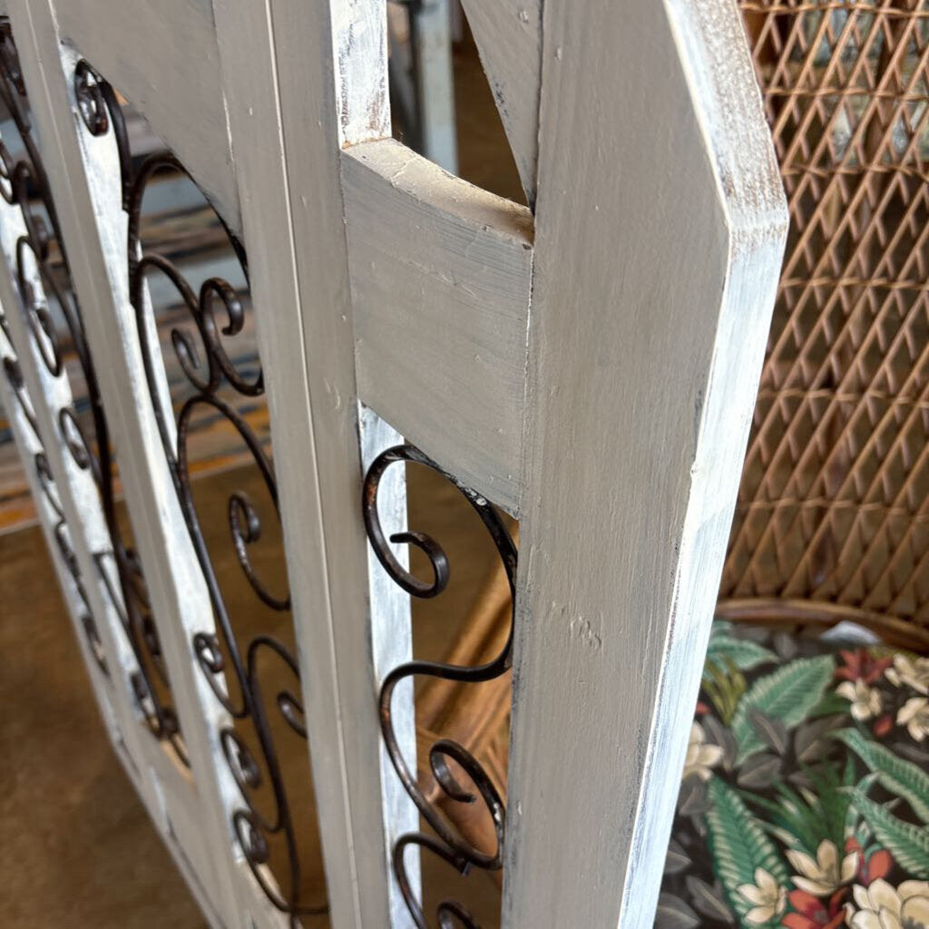Wood/Metal Arch Wall Deco 40 X 57.25