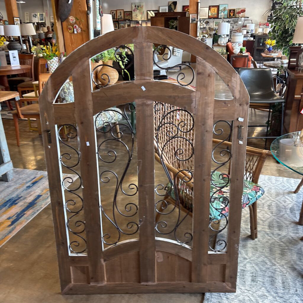 Wood/Metal Arch Wall Deco 40 X 57.25