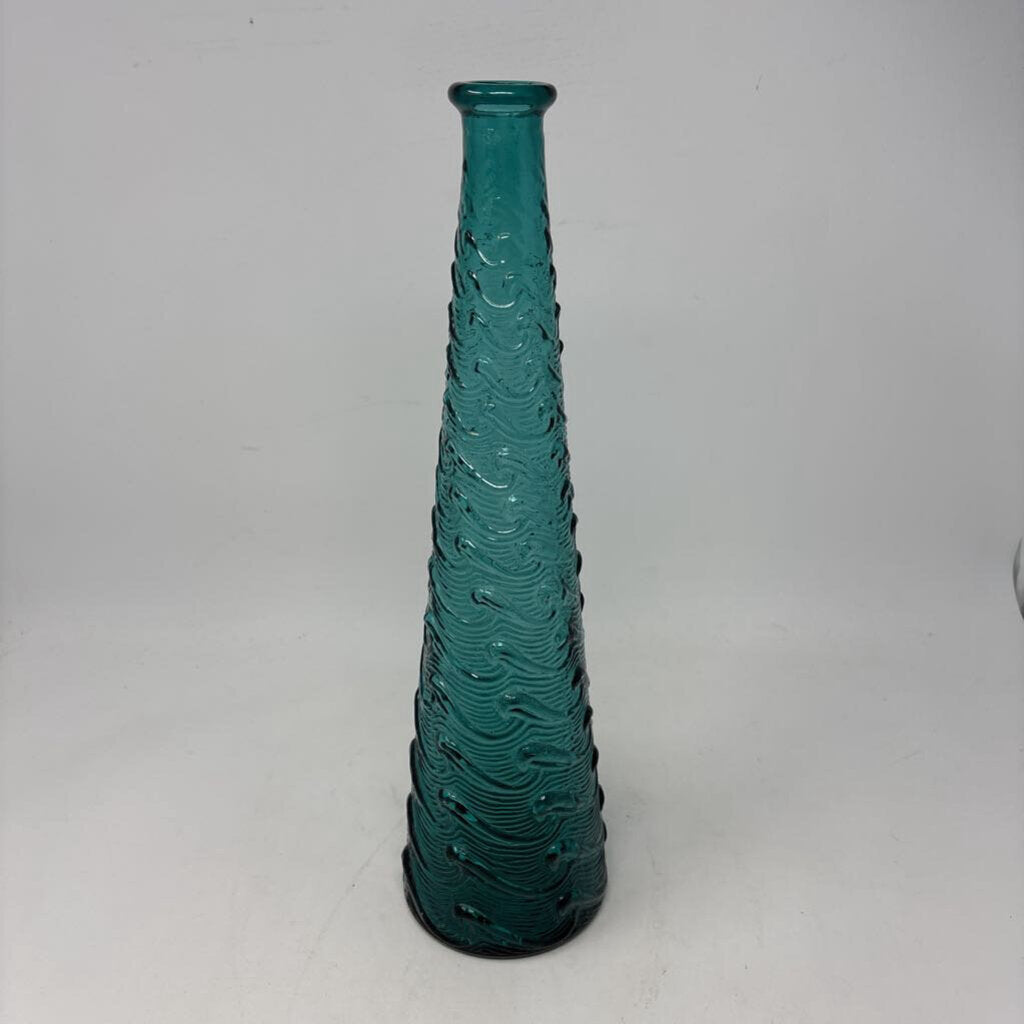 Vintage Wave Design Bottle Vase