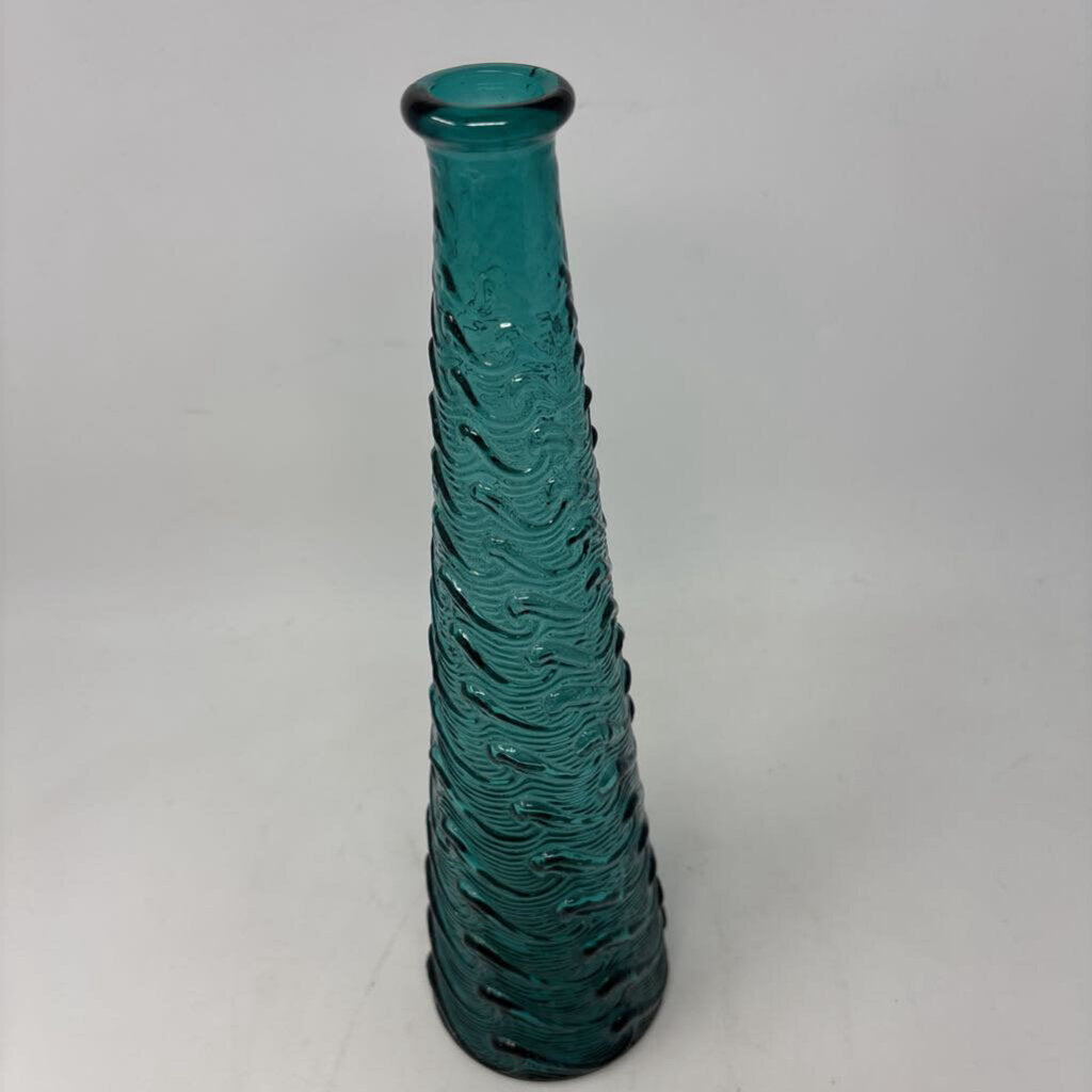 Vintage Wave Design Bottle Vase
