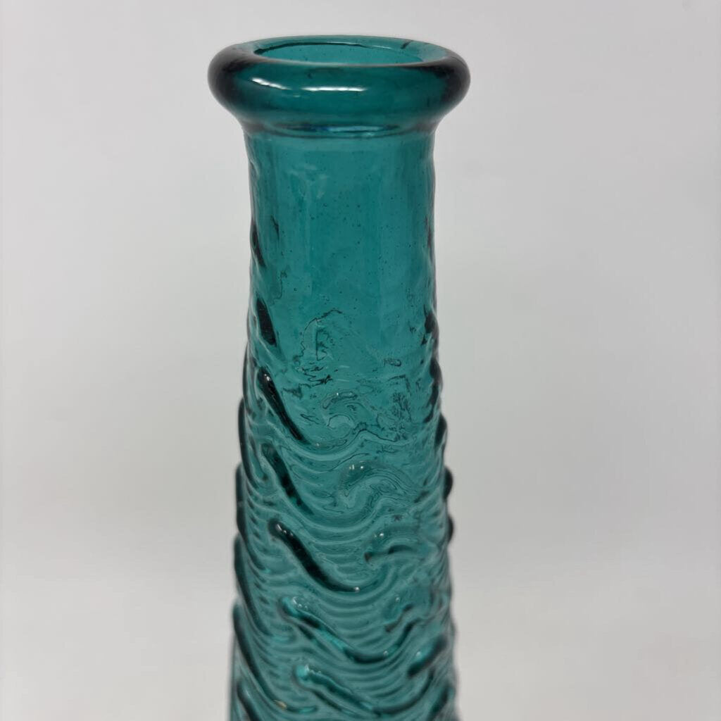 Vintage Wave Design Bottle Vase