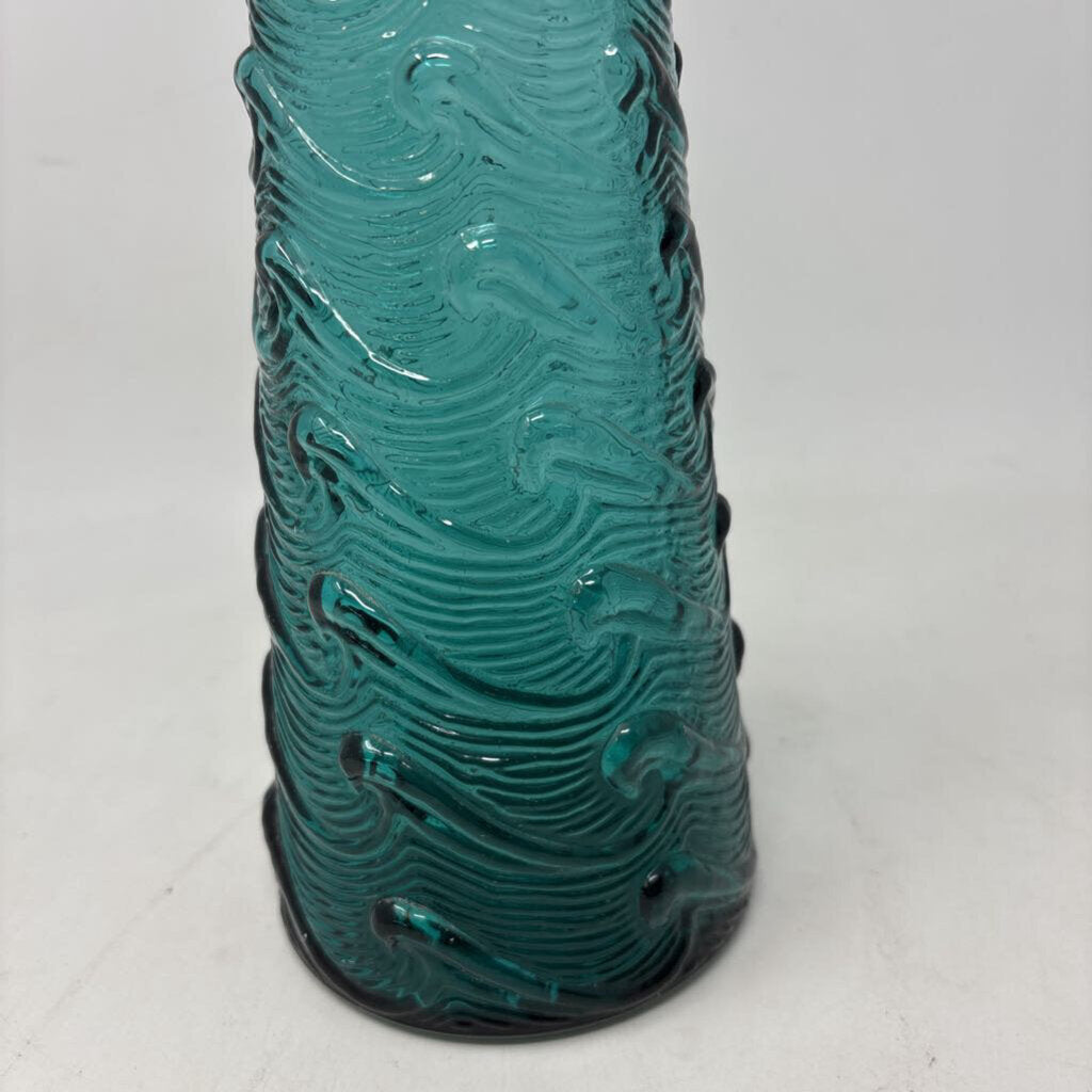Vintage Wave Design Bottle Vase