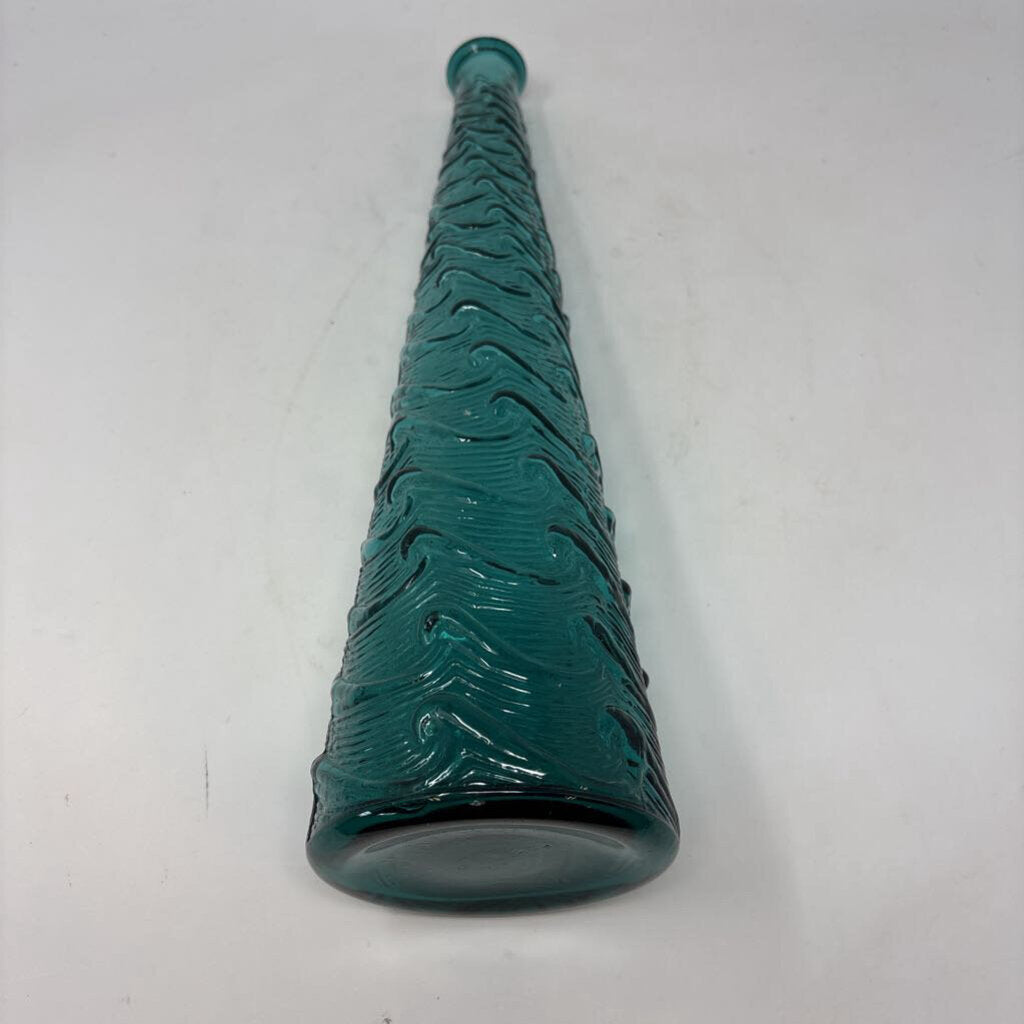 Vintage Wave Design Bottle Vase