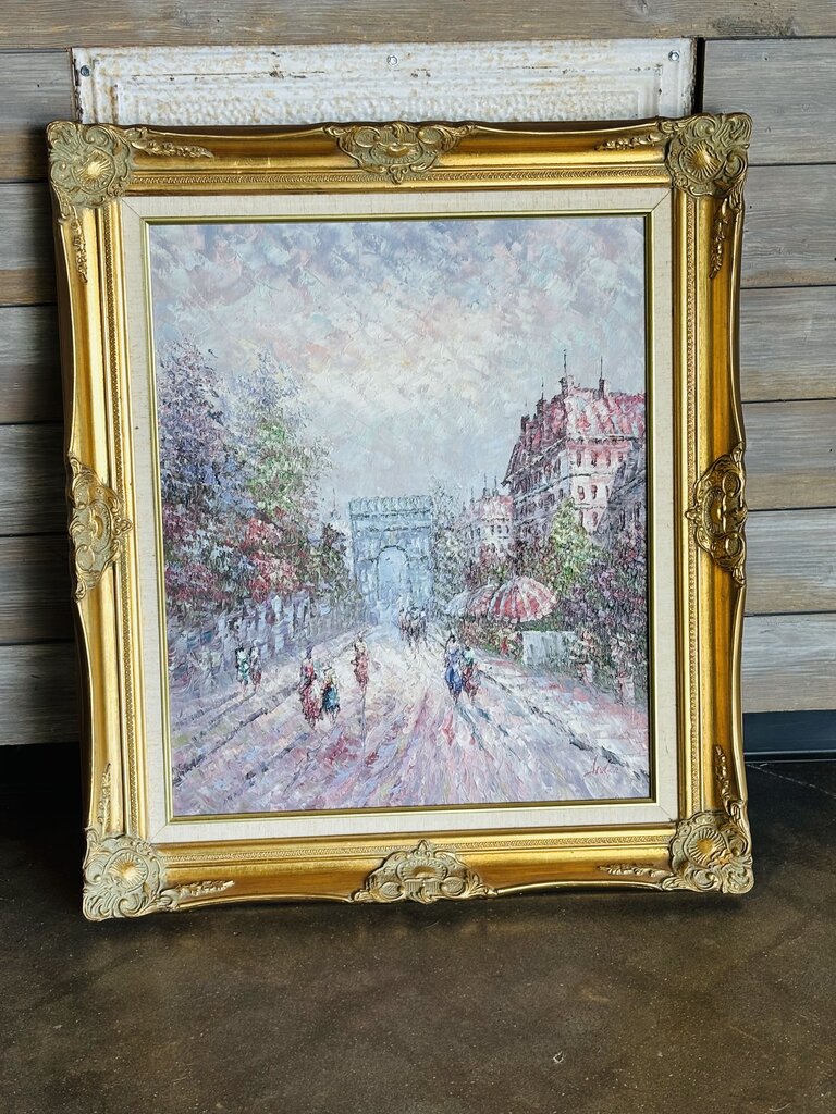 Mid Century Paris Street Scene