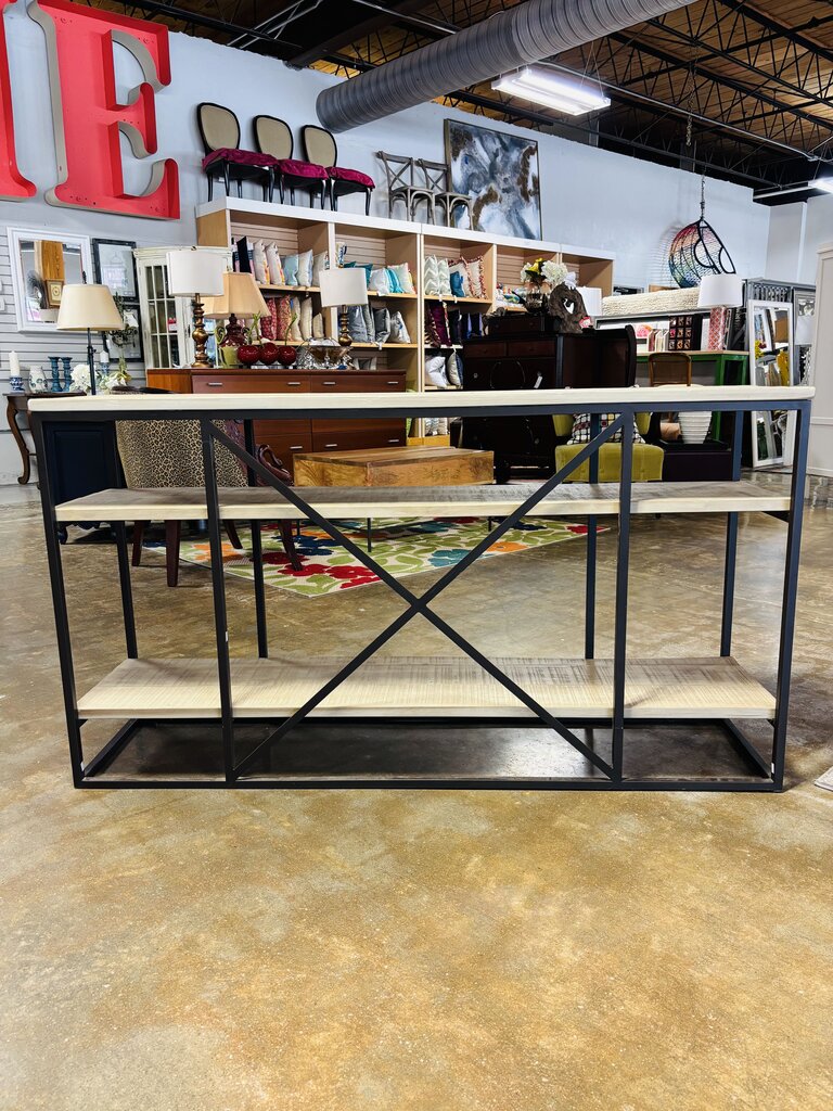 Media X Rustic Bookcase