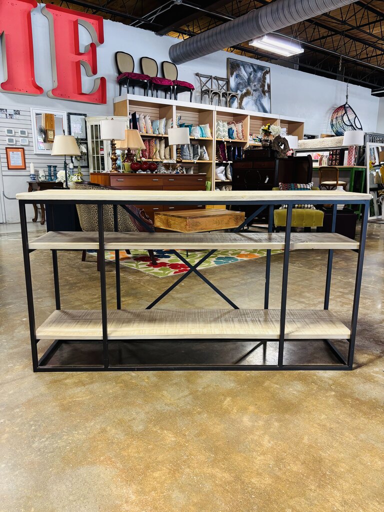 Media X Rustic Bookcase