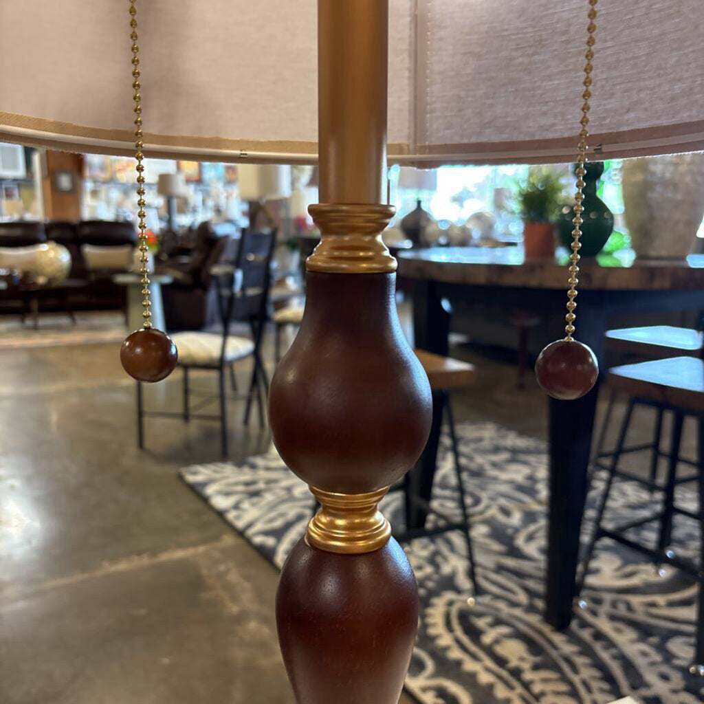 Natural Wood Table Lamp