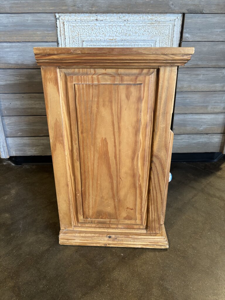 Rustic Wood Nightstand 19 X 16 x 27