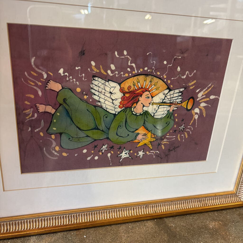 Framed Batik Searfoss Angel