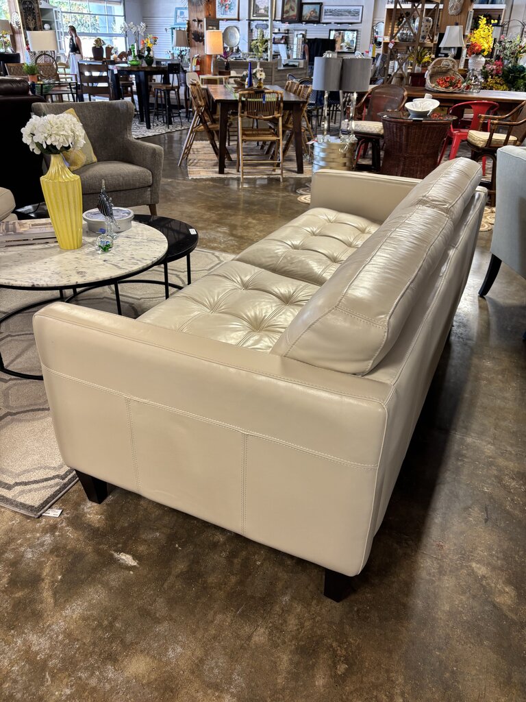Leather 7 Foot Sofa