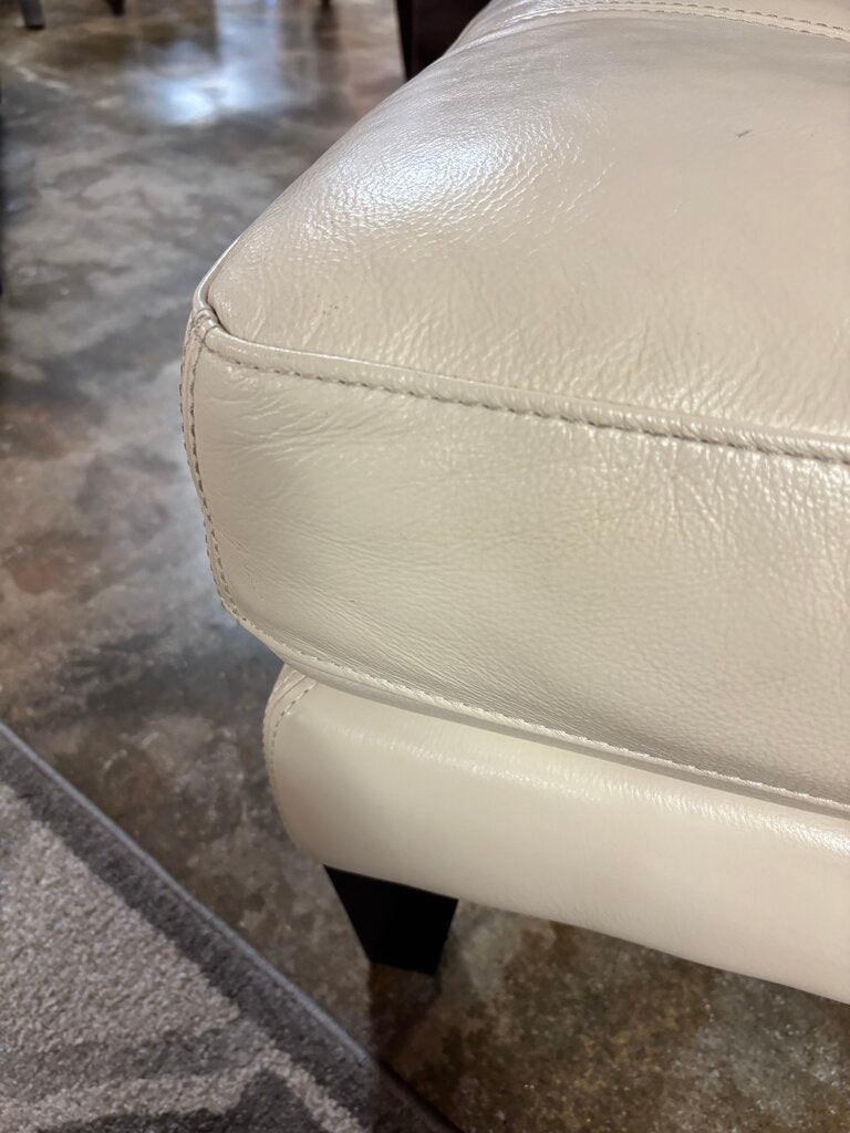 Leather Ottoman