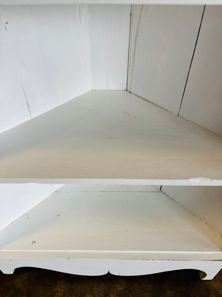 Painted Corner Cabinet 31.5 X 17.5 X 77