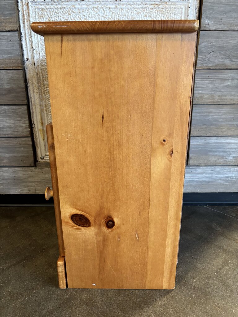 Wood Nightstand 14 X 12.5 X 26