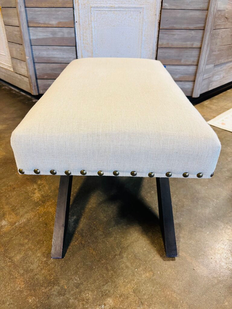 X Base Upholstered Bench 35 X 19 X 18.5