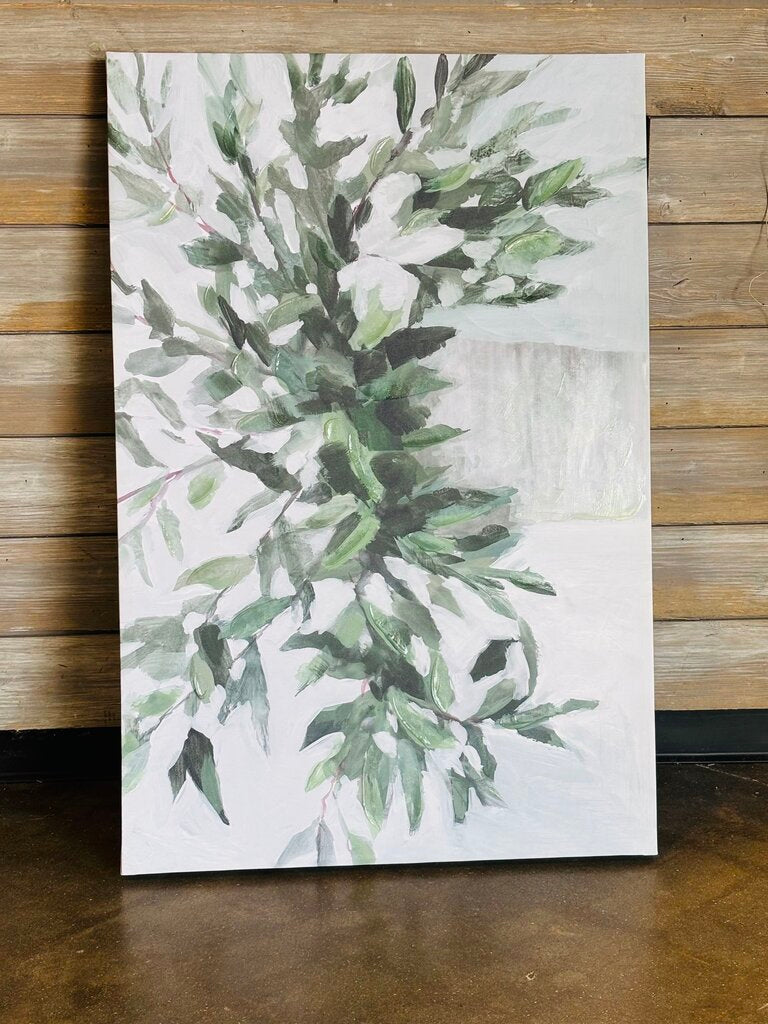 Botanical Plant in Vase Painting 36 X 24.5