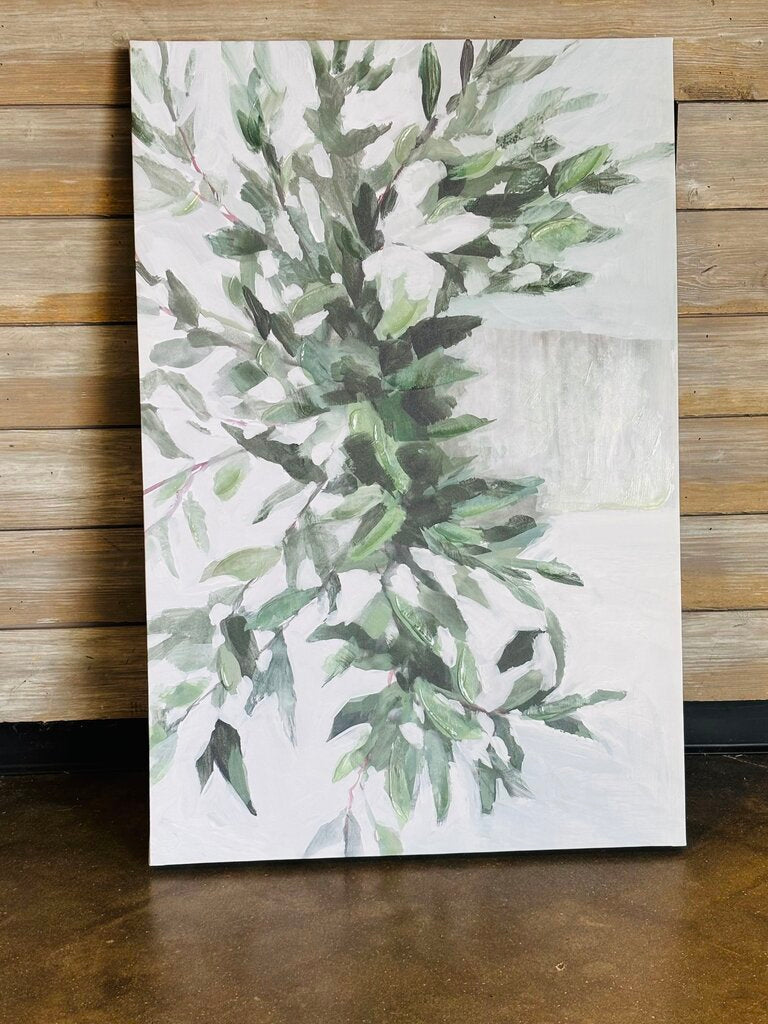 Botanical Plant in Vase Painting 36 X 24.5