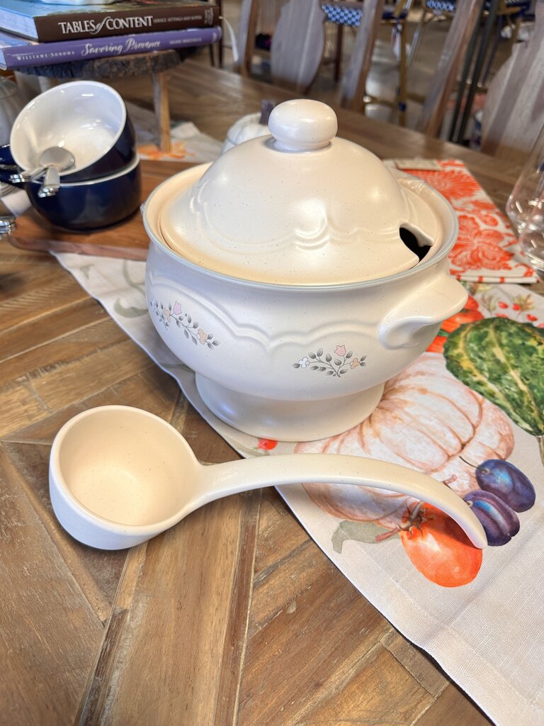 Soup Tureen with Ladle
