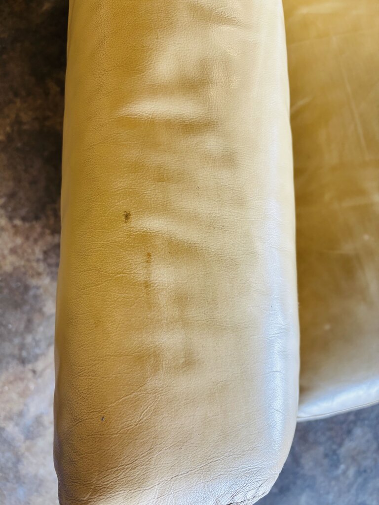 Leather Sofa 80"L
