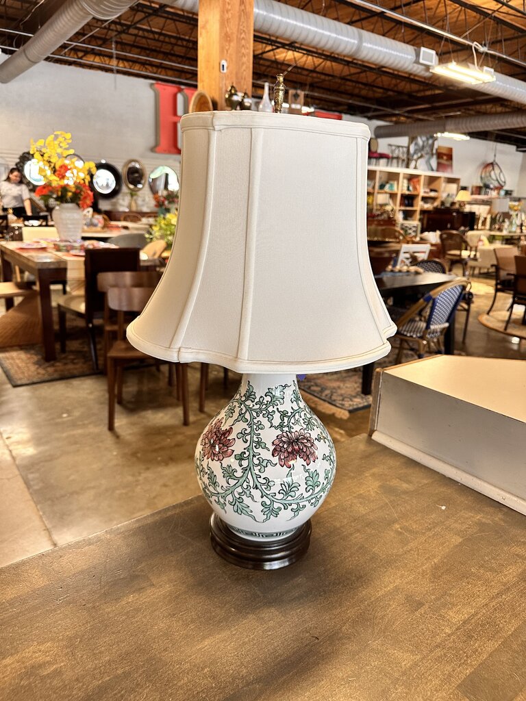 Floral Ceramic Table Lamp
