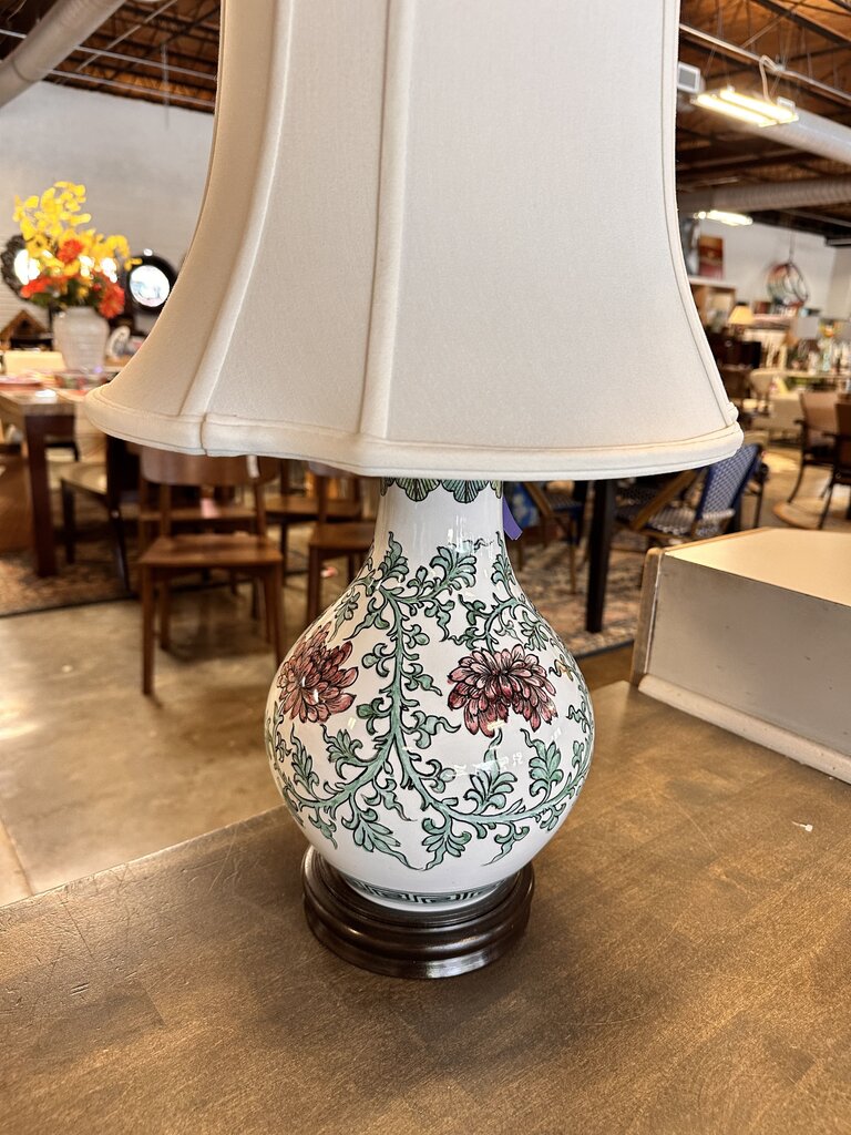 Floral Ceramic Table Lamp