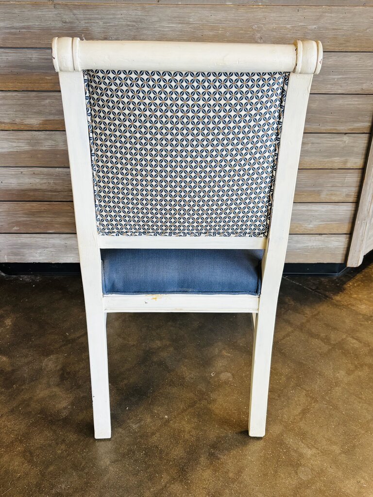 Upholstered Dining Chairs Pair