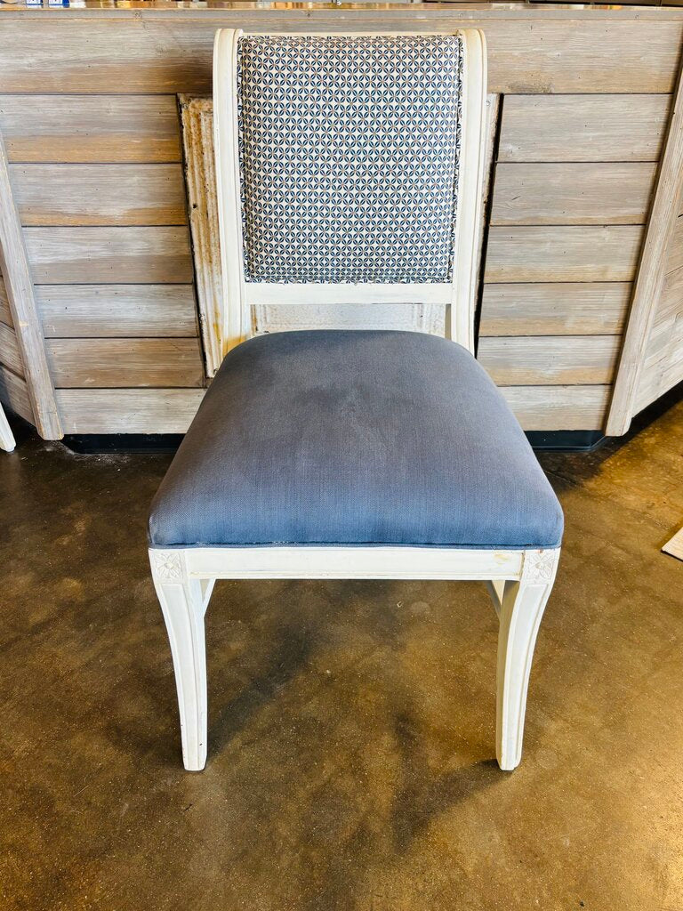Upholstered Dining Chairs Pair