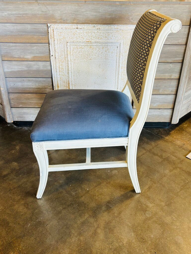 Upholstered Dining Chairs Pair