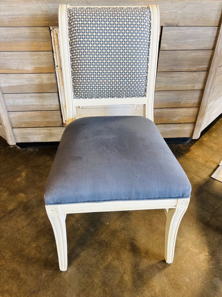 Upholstered Dining Chairs Pair