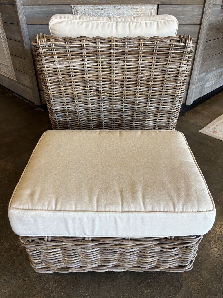 Ballard Design Capri Chair & Ottoman