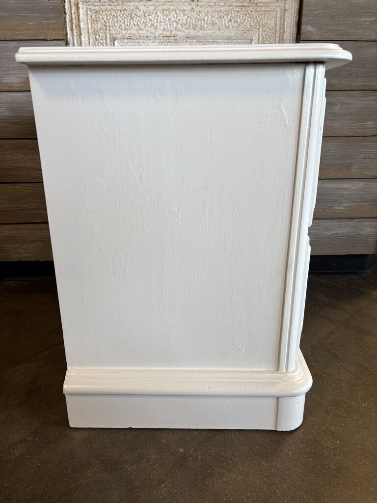 Painted Two Drawer Nightstand 24 x 17 x 24