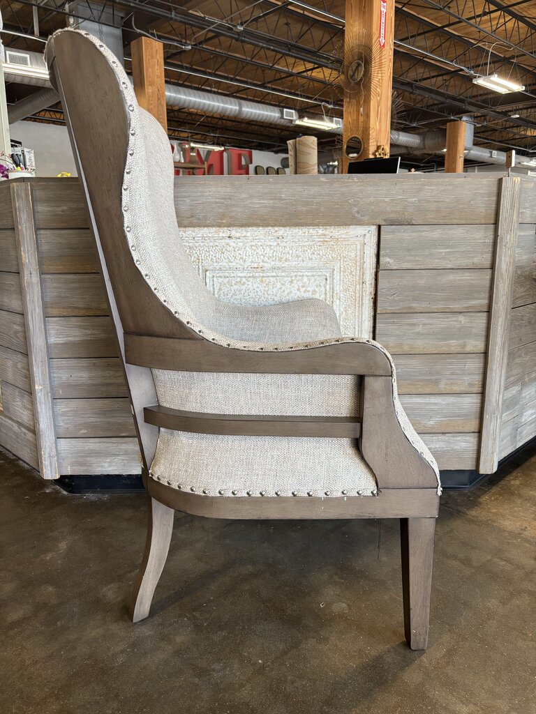 Emmerson Casual Blush Wingback Chair