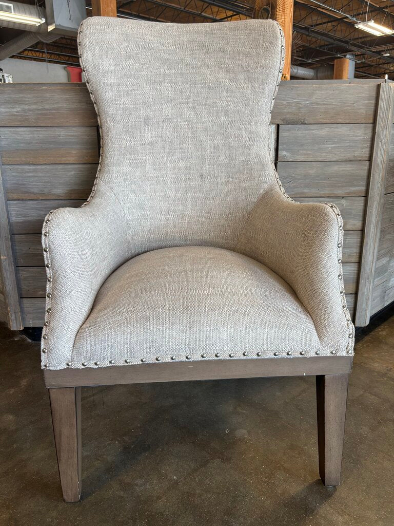 Emmerson Casual Blush Wingback Chair