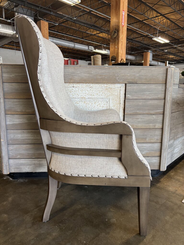 Emmerson Casual Blush Wingback Chair