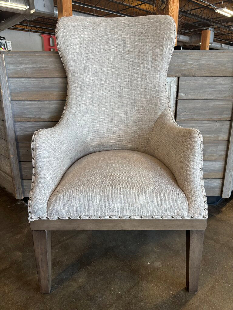 Emmerson Casual Blush Wingback Chair