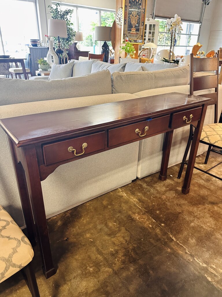 3 Drawer Console/Sofa Table 48 X 12.25 X 29