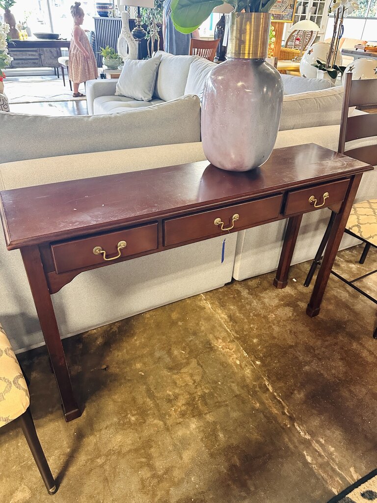 3 Drawer Console/Sofa Table 48 X 12.25 X 29