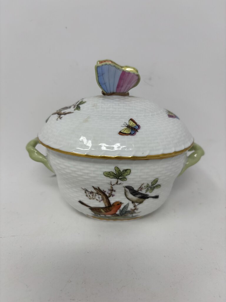 Herend Rothschild Bird Covered Bowl