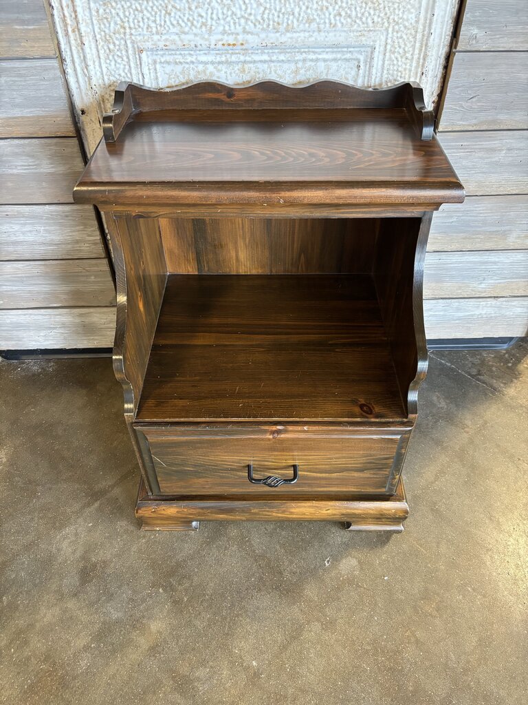 Open Cabinet Nightstand