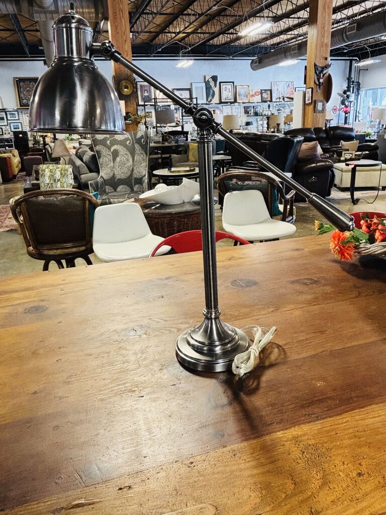 Adjustable Arm Industrial Style Desk Lamp