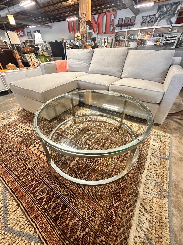Glass Rea Round Coffee Table