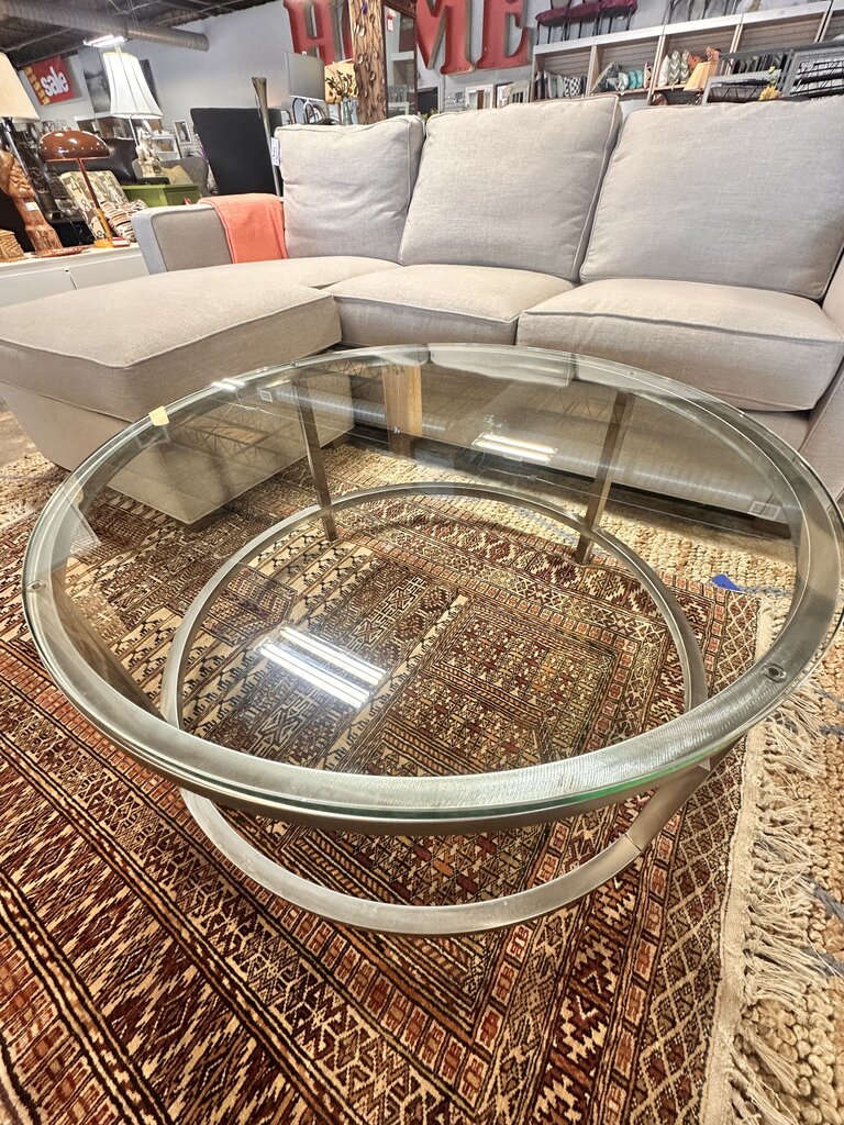 Glass Rea Round Coffee Table