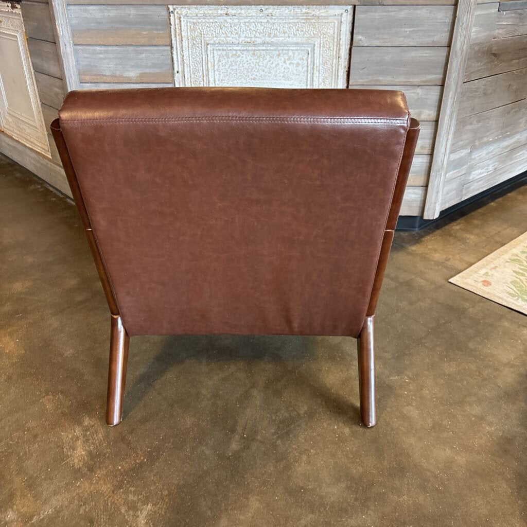 MCM Faux Leather Arm Chair