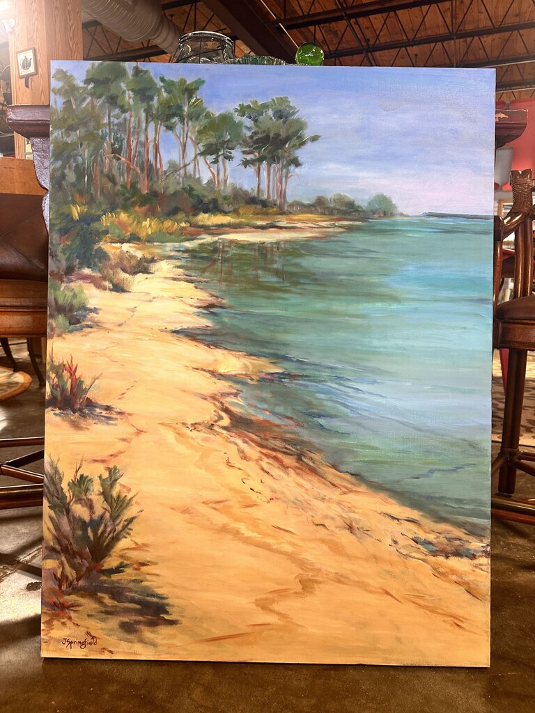 "Tidelines" Oil on Canvas Jane Springfield