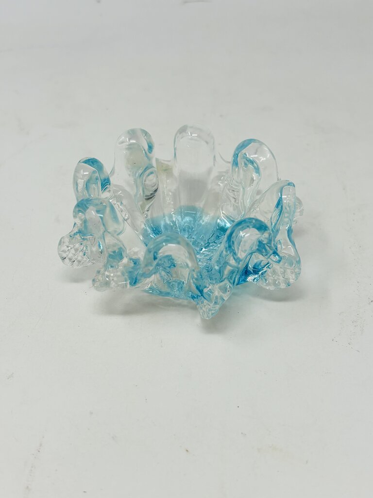 Swung Hand Blown Glass Nesting Bowl