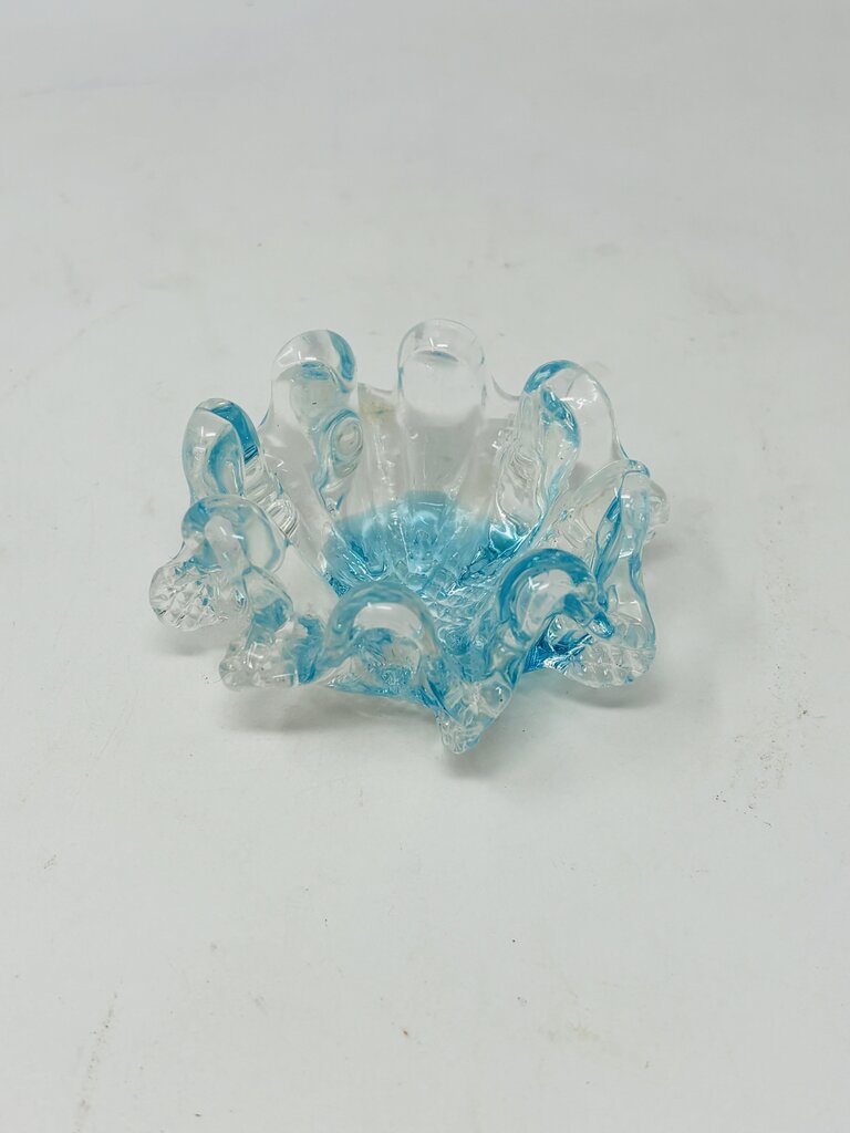 Swung Hand Blown Glass Nesting Bowl